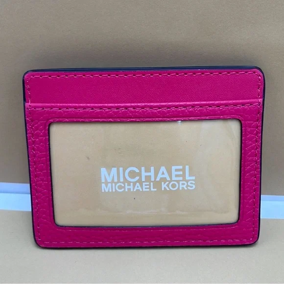 MICHAEL KORS
Large Pebbled Leather Card Holder Case
Electric Pink 
NWT - Picture 2 of 16